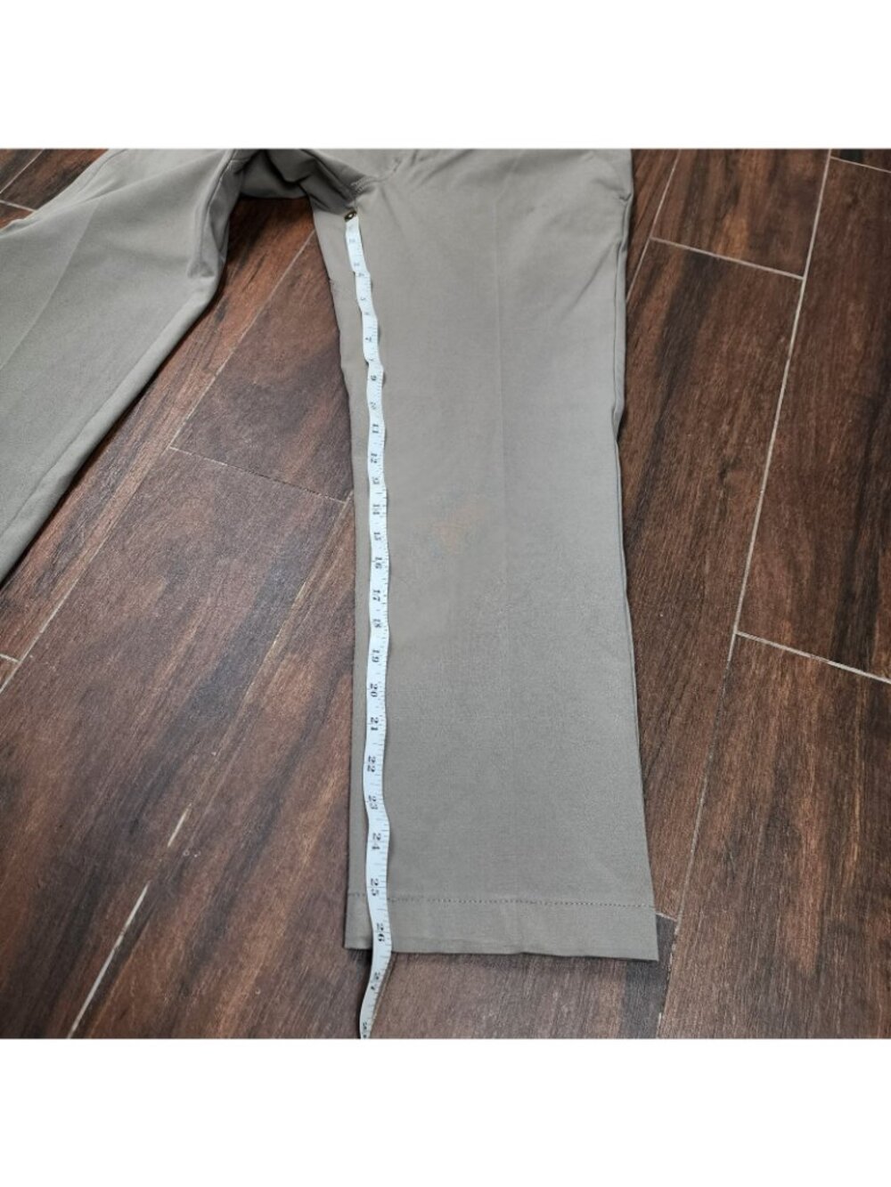 BYLT Premium Basics Everyday Pants Mens 32x26 Chino Khaki Casual Stretch - Picture 8 of 11